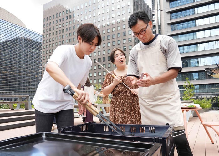 片寄涼太、ゆりやんレトリィバァ、徳重聡「推しが上司になりまして」第10話(C)「推しが上司になりまして」製作委員会