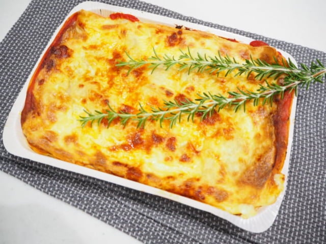 コストコラザニアの調理後