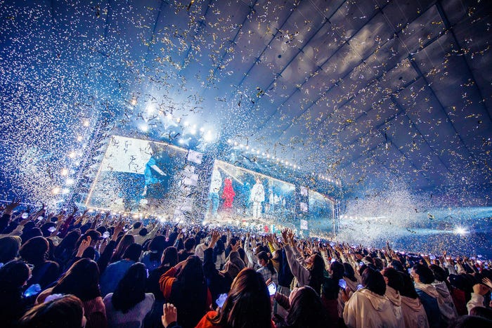 「Nissy Entertainment 4th LIVE ~DOME TOUR~at TOKYO DOME 2023.2.17」/撮影:田中聖太郎写真事務所