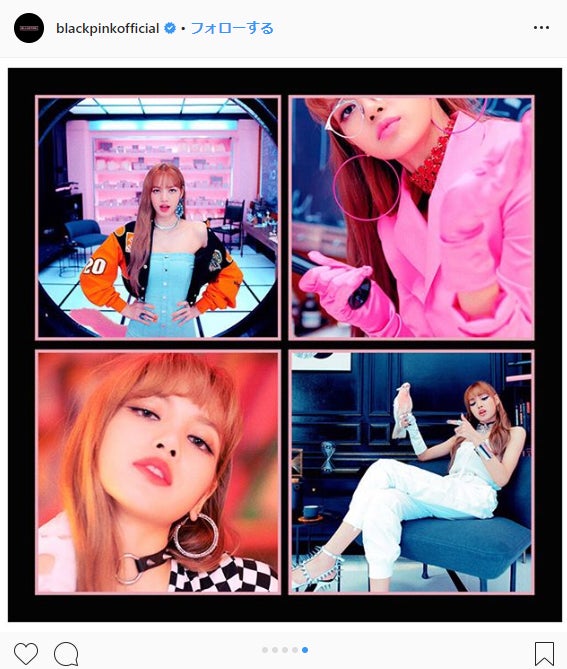 リサ（LISA）／BLACKPINKオフィシャルInstagramより