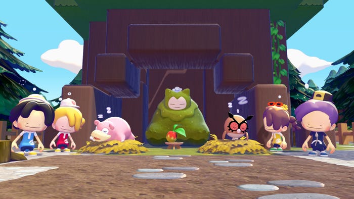 松村さんの街。篇|『ぽこ あ ポケモン』より(※画面は開発中のもの)(C)2026 Pokémon. (C)1995-2026 Nintendo/Creatures Inc./GAME FREAK inc.(C)2026 KOEI TECMO GAMES