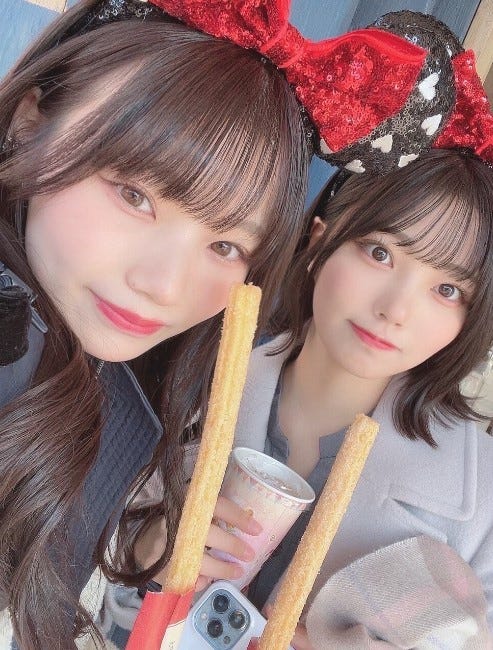 岡本姫奈、中西アルノ/岡本姫奈公式ブログより