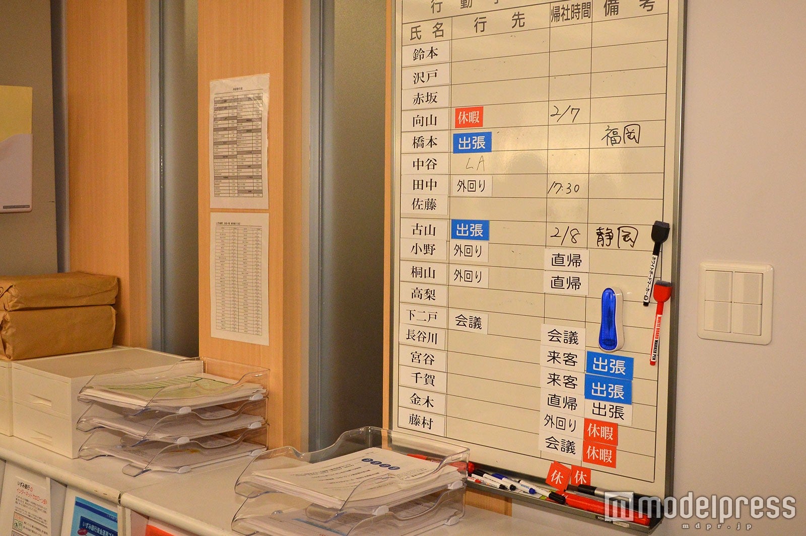 今日のスケジュールは…（C）モデルプレス