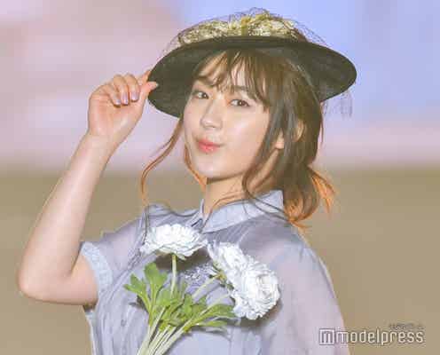 平祐奈、レトロガーリーに魅了 笑顔満開ハッピーオーラ<関コレ2021S/S>