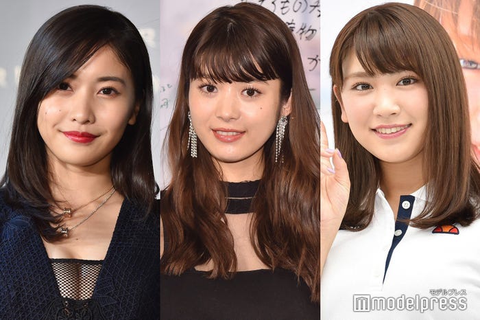 (左から)佐野ひなこ、馬場ふみか、久松郁実 (C)モデルプレス