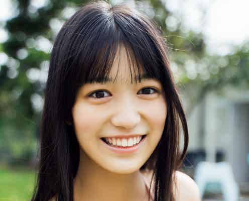 現役女子高生・赤間四季、初グラビア挑戦 純白水着姿にドキッ