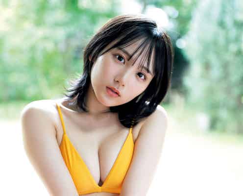 AKB48田口愛佳、美バスト際立つ爽やか水着姿 チームK最年少キャプテンの熱い思いとは