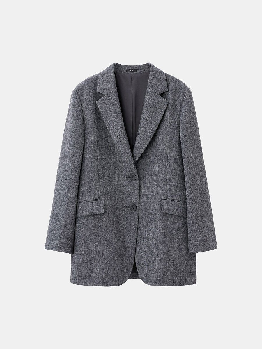 PLSTのオーバーサイズテーラードジャケット