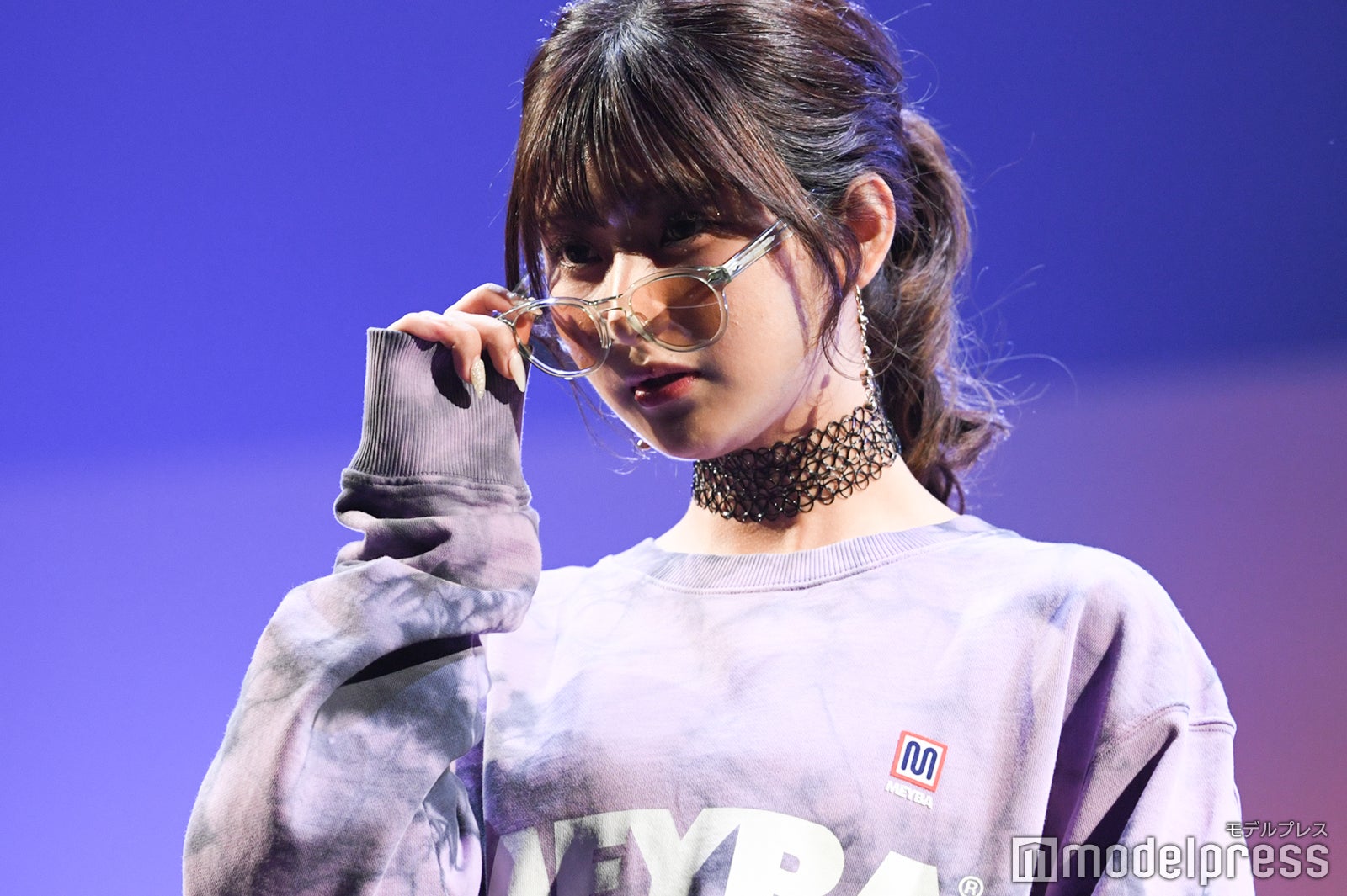 「今日好き」横田未来、パープル×ピンクの鮮やかルックが今っぽい＜TGC teen 2022 Fukuoka＞