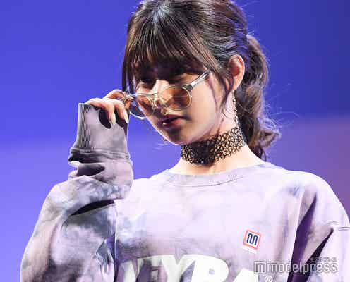 「今日好き」横田未来、パープル×ピンクの鮮やかルックが今っぽい<TGC teen 2022 Fukuoka>