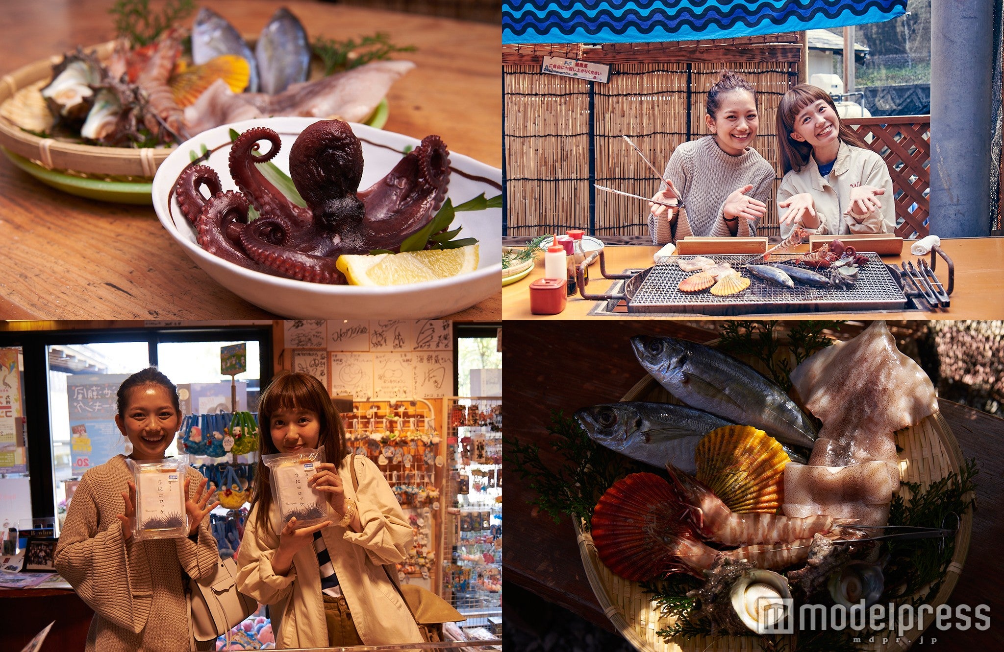 「天草海鮮蔵」／豪快にカゴに盛られた海の幸