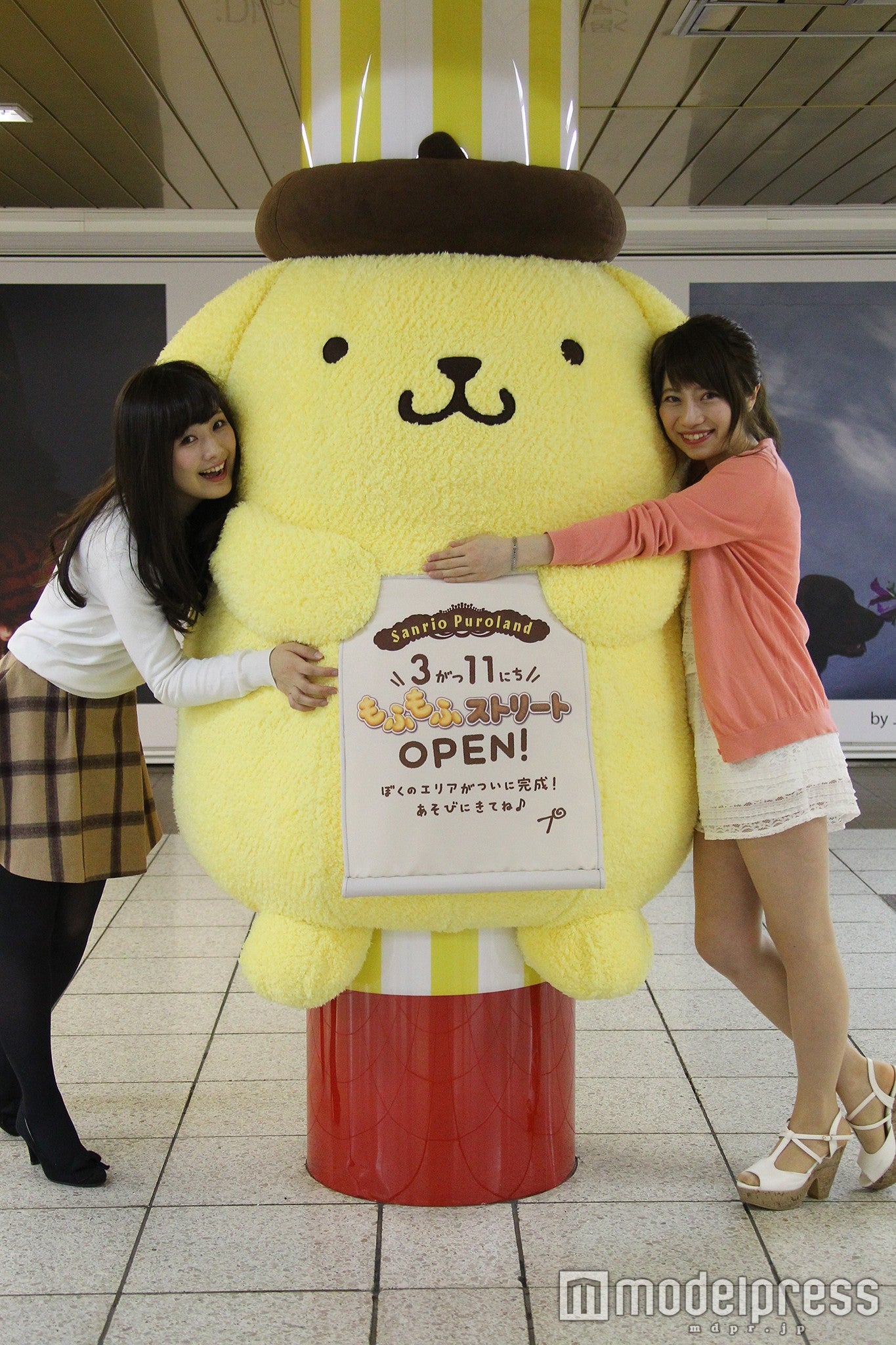 イベント「だきつきプリン」（C）2016 SANRIO CO．，LTD．