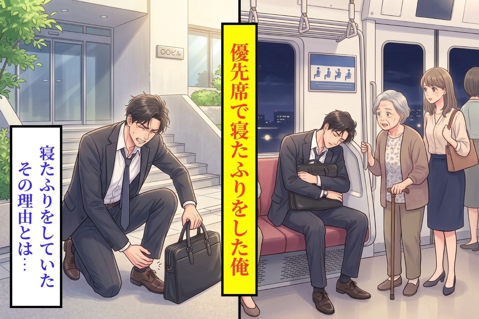 杖の女性が目の前に立っても優先席で目を開けなかった俺→「説明する義務はない」と思った理由