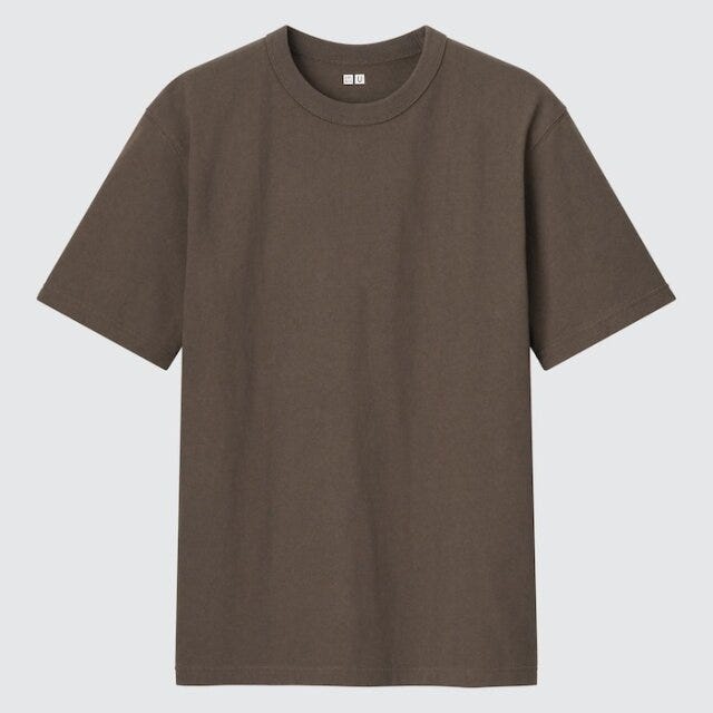 ユニクロ　感謝祭　人気アイテム　ランキング　第3位　クルーネックTシャツ