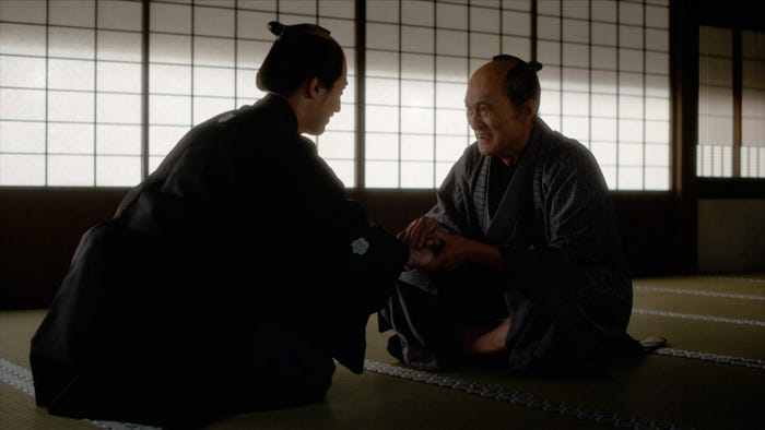 横浜流星、渡辺謙「べらぼう~蔦重栄華乃夢噺~」第34話(C)NHK