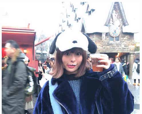 きゃりー、USJを満喫 お茶目な“おひげ”ショットに「可愛い」の声