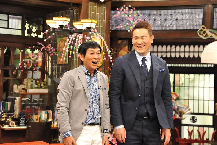明石家さんま、田中将大(C)関西テレビ
