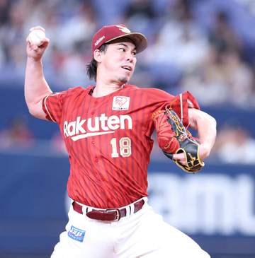 楽天大勝 前田健が6回2失点（自責0）で4勝目 六回1死まで無安打投球 打線は15安打12得点、三回は打者14人で一挙9点