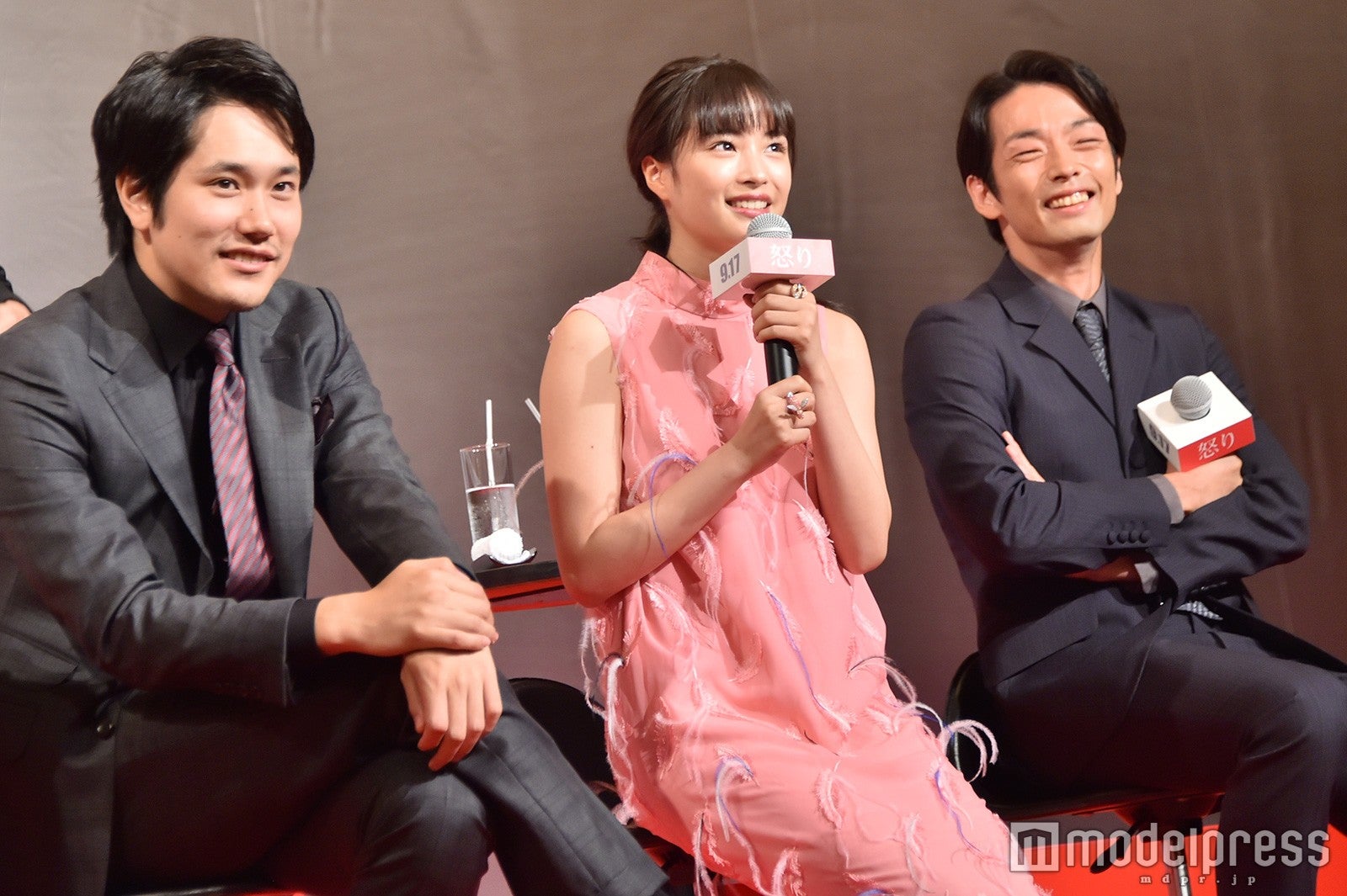 松山ケンイチ、広瀬すず、森山未來（C）モデルプレス