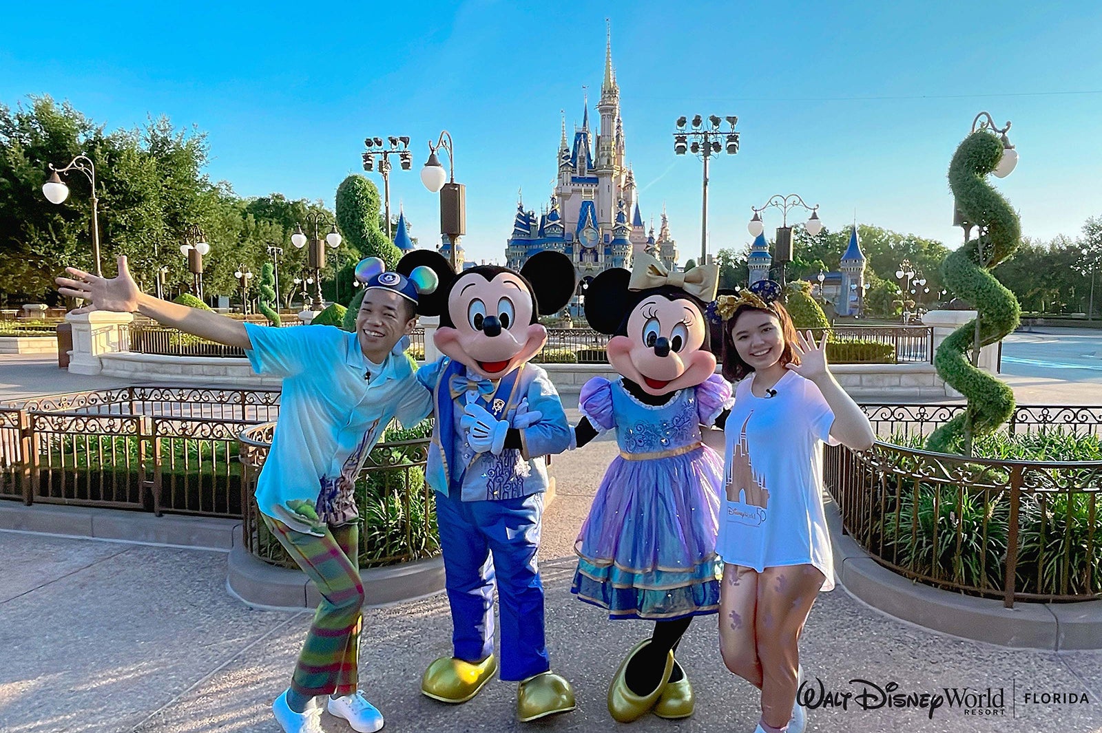 多田健二、ミッキー＆ミニー、ミノリ・フラナガン（C）Disney