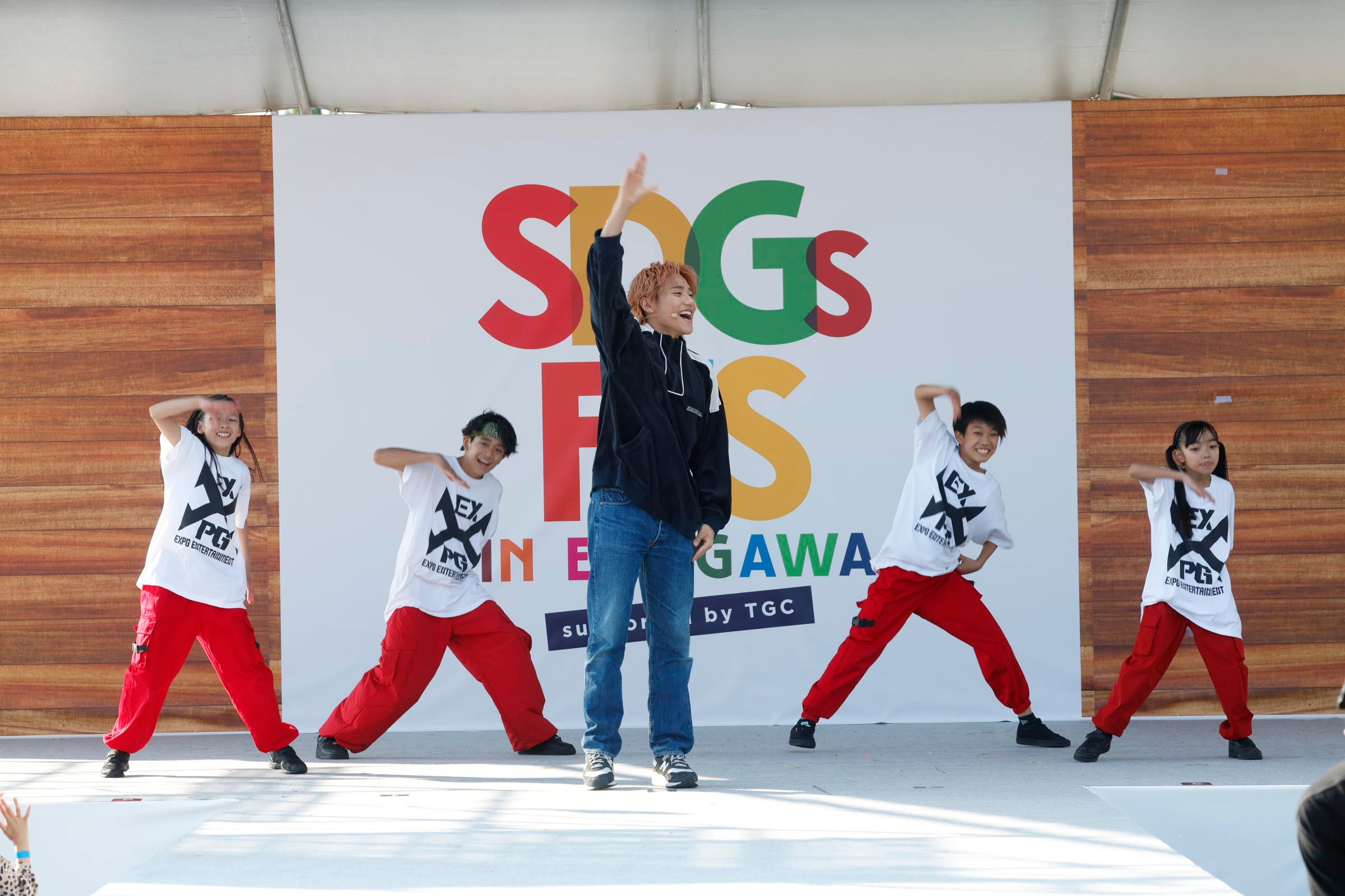 「EXILE TETSUYA with EXPG」の様子（C）SDGs FES in EDOGAWA 2023