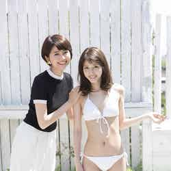 鈴木ちなみ（左）の妹分・松田るか（右）がグラビアデビュー（画像提供：所属事務所）【モデルプレス】