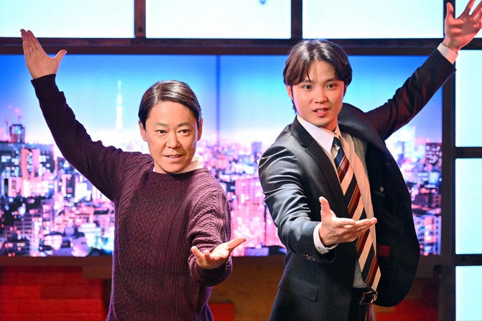 阿部サダヲ、磯村勇斗「不適切にもほどがある!」第1話より(C)TBS
