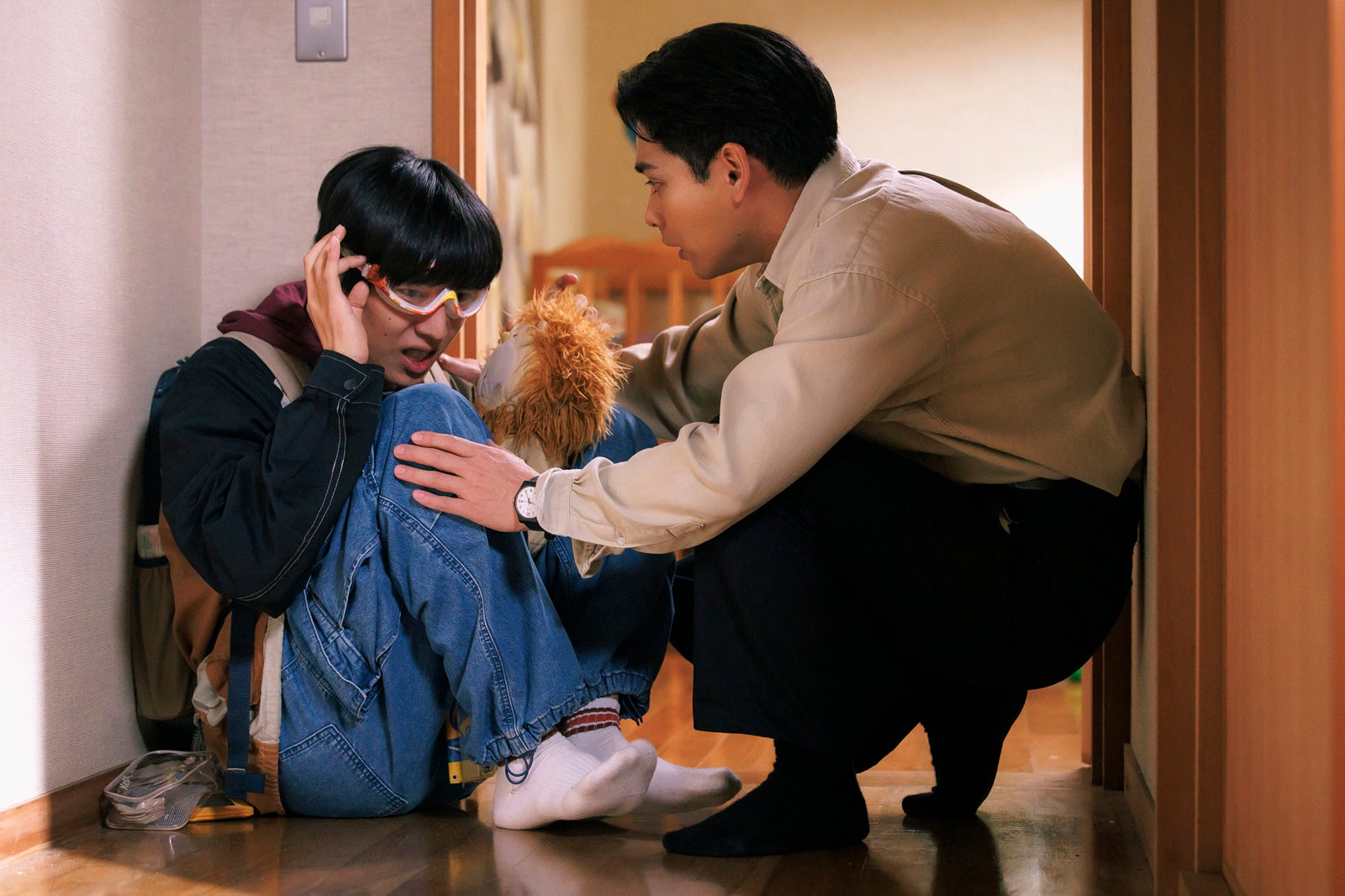 坂東龍汰、柳楽優弥「ライオンの隠れ家」第9話（C）TBS