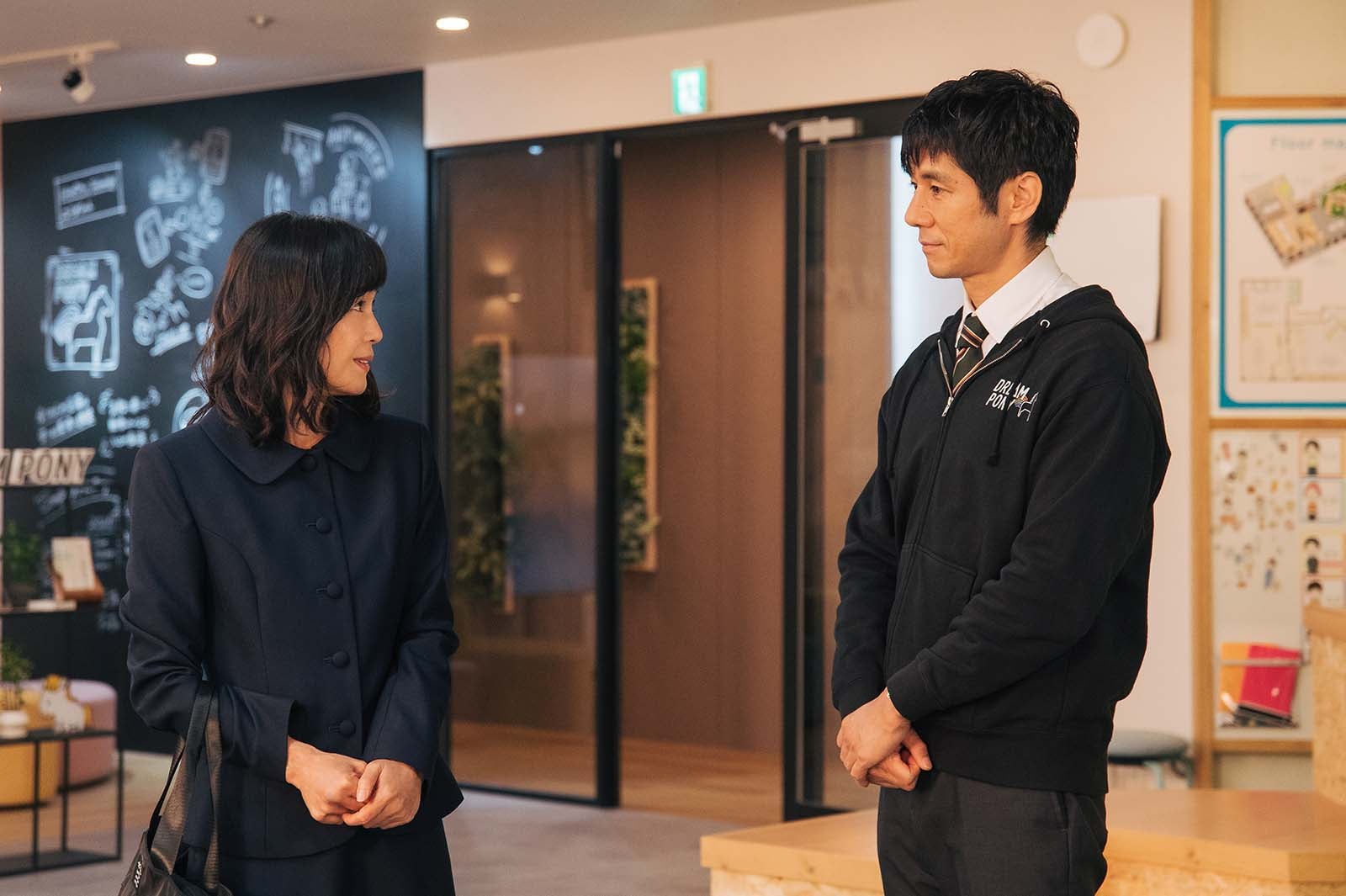 奥貫薫、西島秀俊／「ユニコーンに乗って」第6話より（C）TBSスパークル／TBS　撮影：加藤春日