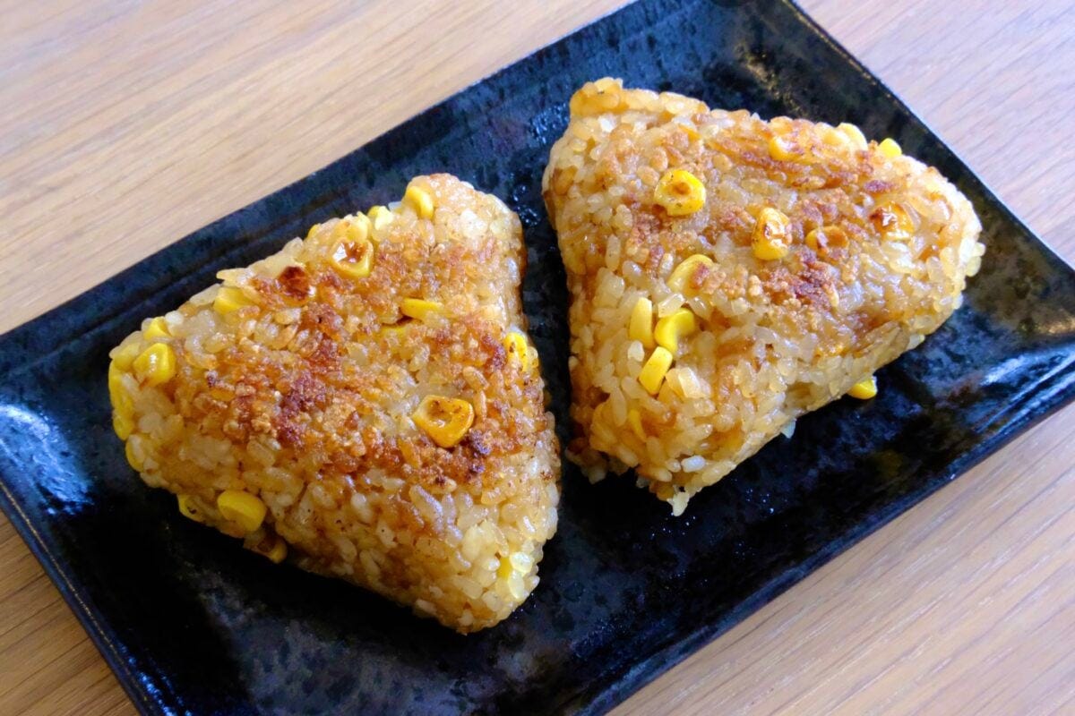 JA全農 焼きとうもろこしのバター醤油おにぎり