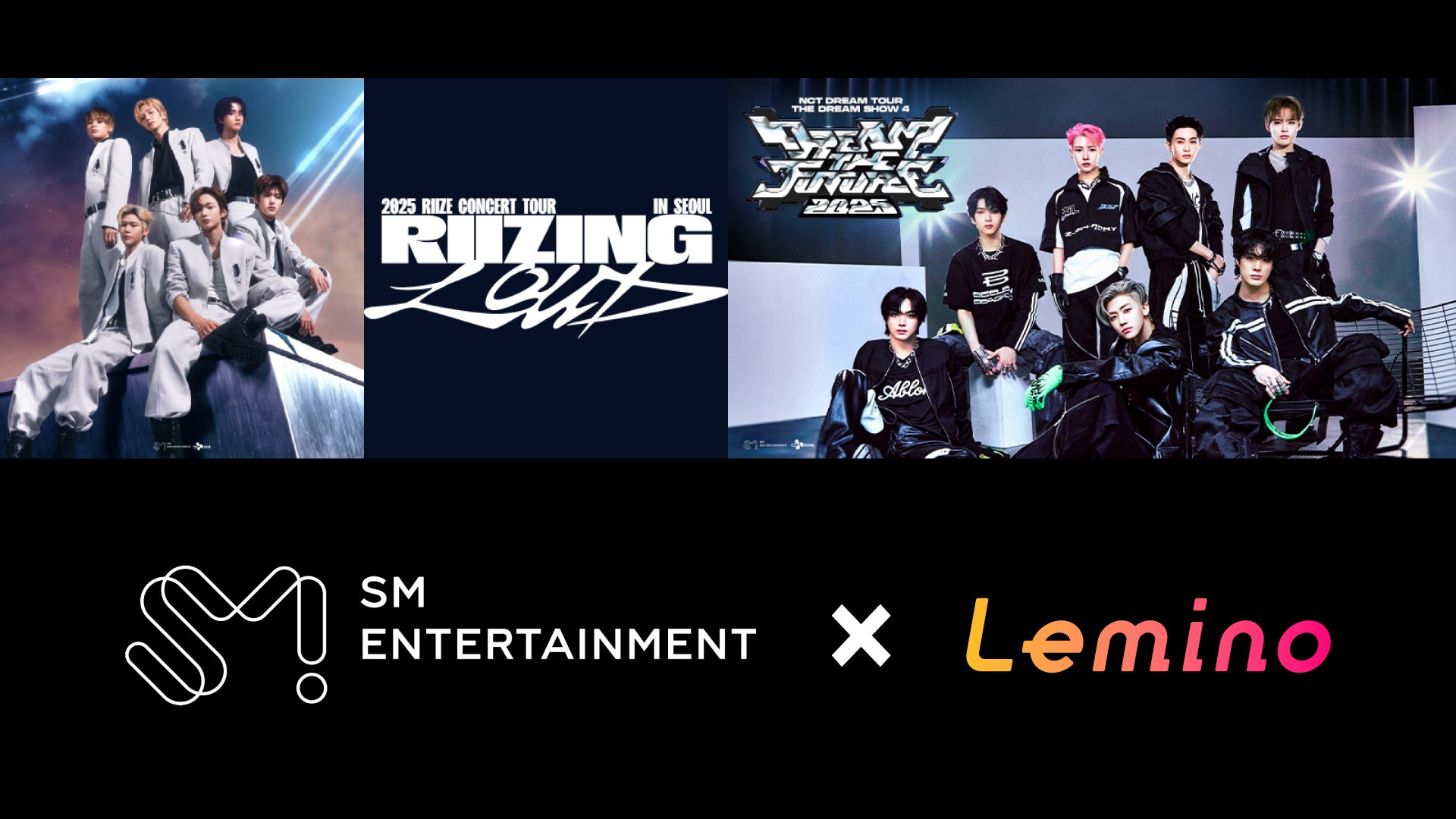 RIIZEとNCT DREAMの圧巻ライブがLeminoで独占配信！K-POPファン必見の第1弾ラインナップ