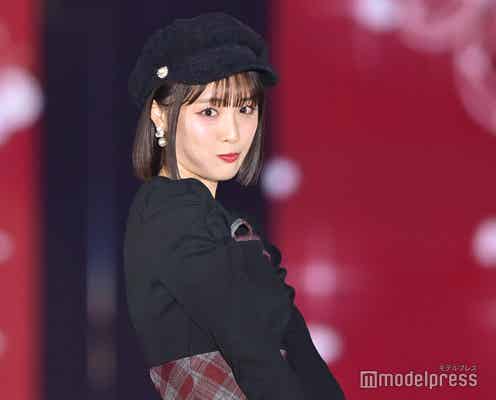 大友花恋、美ボディライン際立つタイトワンピ姿で登場「スタイル良すぎ」と反響続々【ガルアワ2025AW】