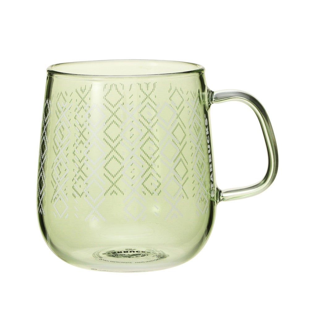 耐熱グラスマグ355mlカーキ¥2,150／画像提供：スターバックス コーヒー ジャパン