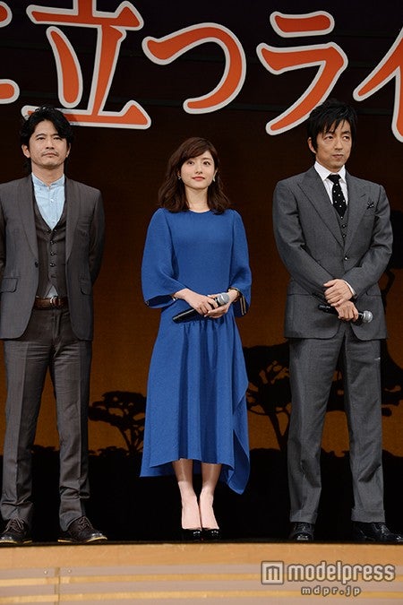 （左から）萩原聖人、石原さとみ、大沢たかお