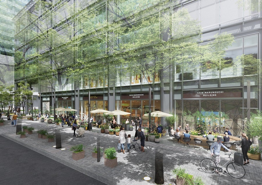 東京駅前の丸ビル・新丸ビルが2023年春までにリニューアル、TSUTAYA複合型書店やカフェ新設