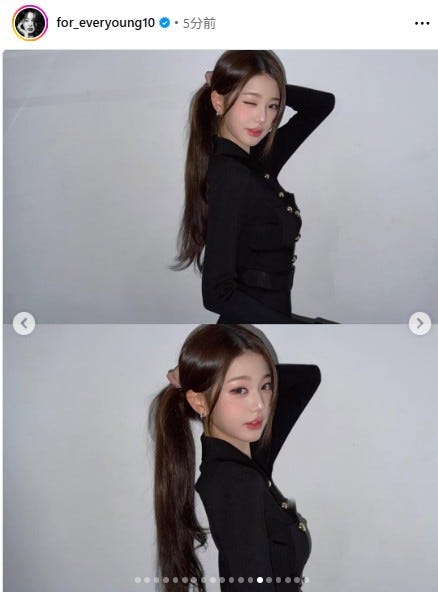 ウォニョンInstagramより