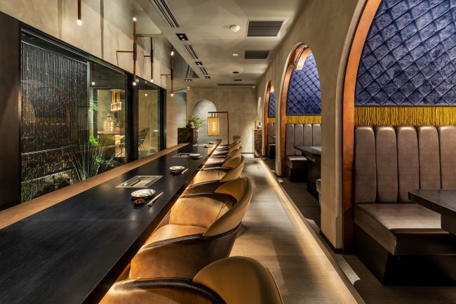 「和牛料亭bungo」内装／画像提供：Kiraku
