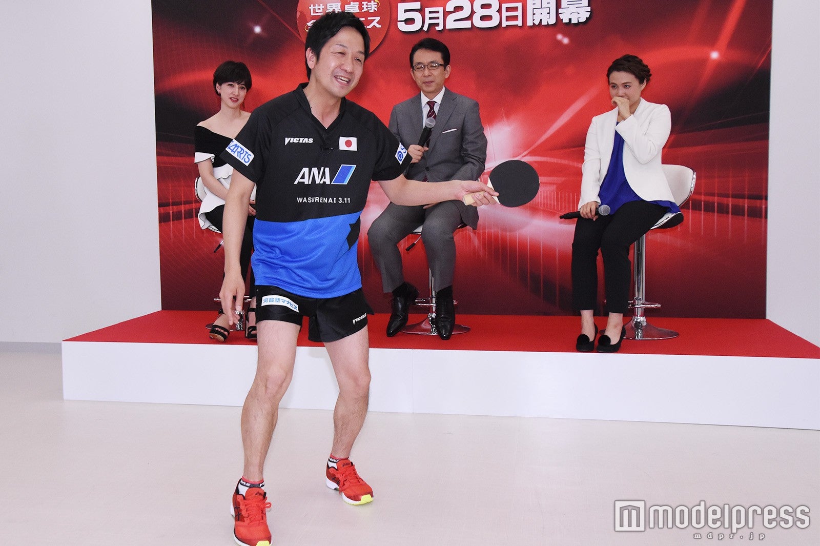 会見の様子 （C）モデルプレス