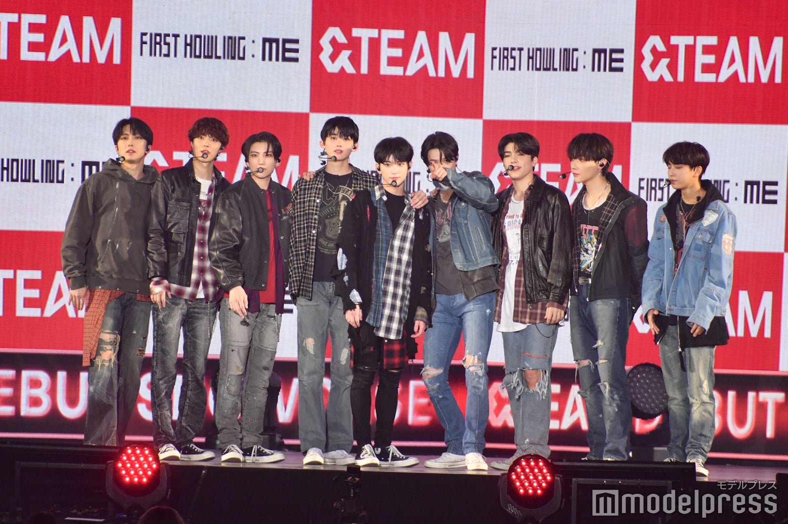 FUMA、EJ、YUMA、JO、HARUA、K、MAKI、NICHOLAS、TAKI／&TEAM（C）モデルプレス