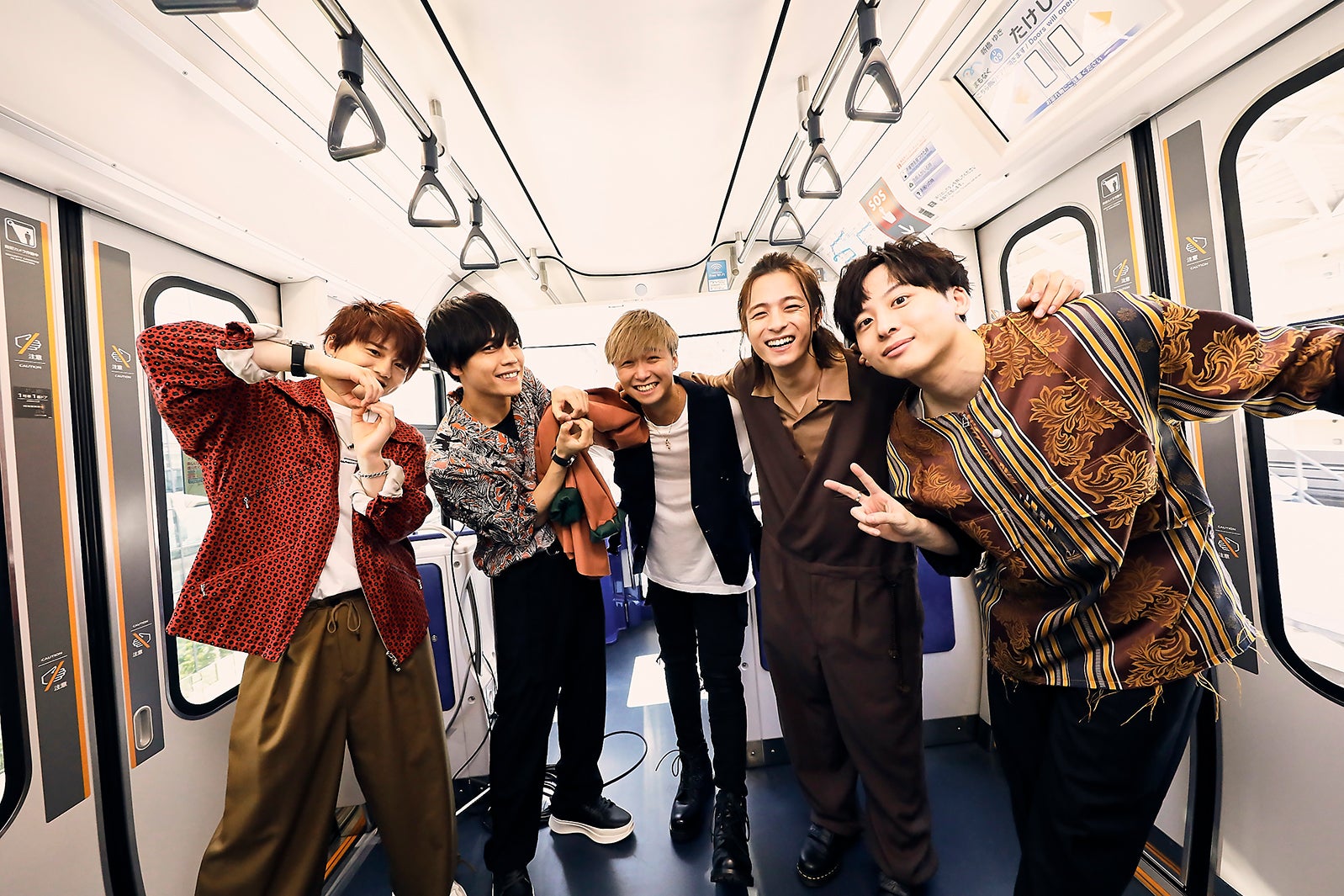 Da-iCE／ゆりかもめ イベント写真（カメラマンクレジット：椋尾 詩）協力：ゆりかもめ株式会社 （提供写真）