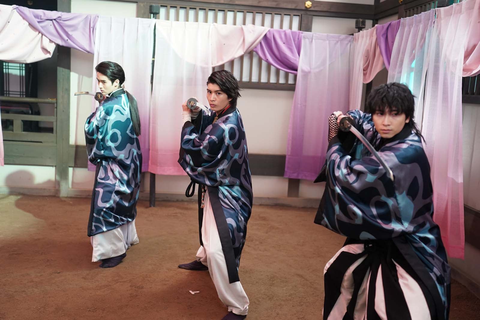 藤岡真威人、柊太郎、庄司浩平「君とゆきて咲く～新選組青春録～」第6話より（C）テレビ朝日