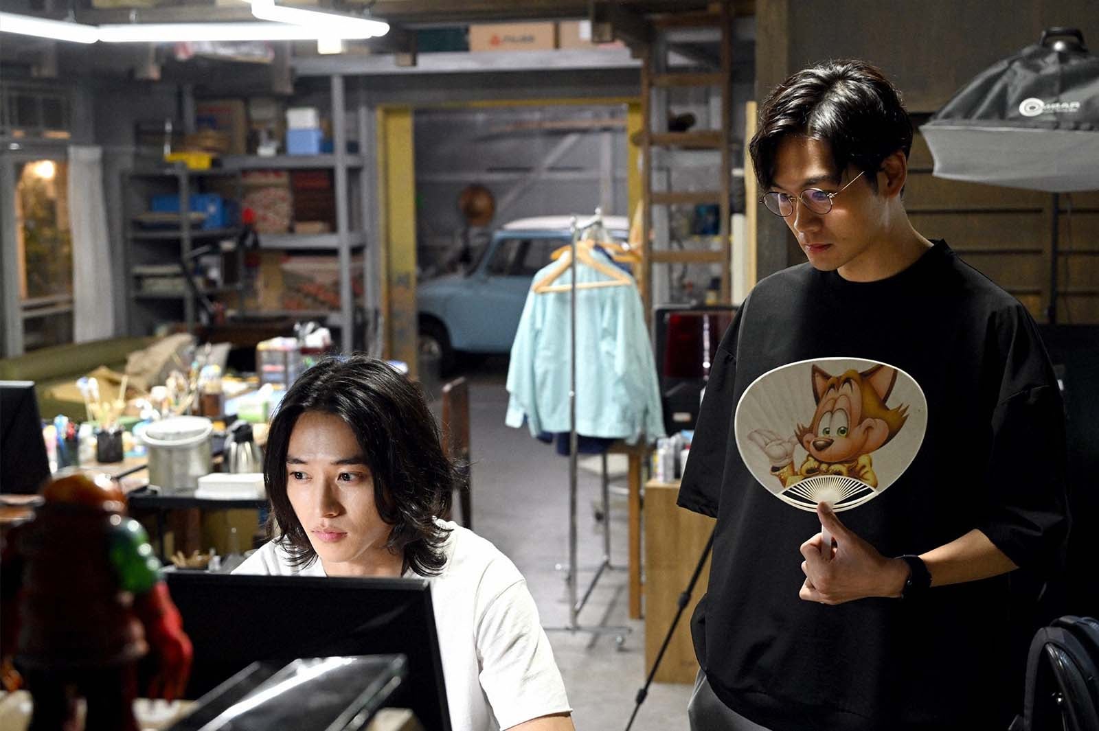 山崎賢人、松下洸平「アトムの童」第4話より（C）TBS