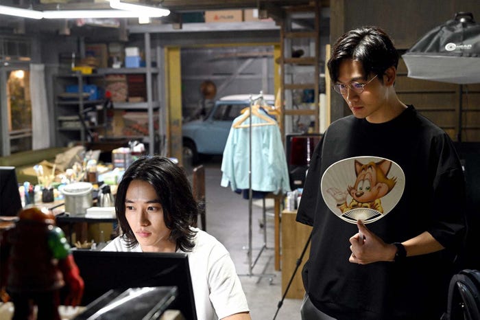 山崎賢人、松下洸平「アトムの童」第4話より(C)TBS