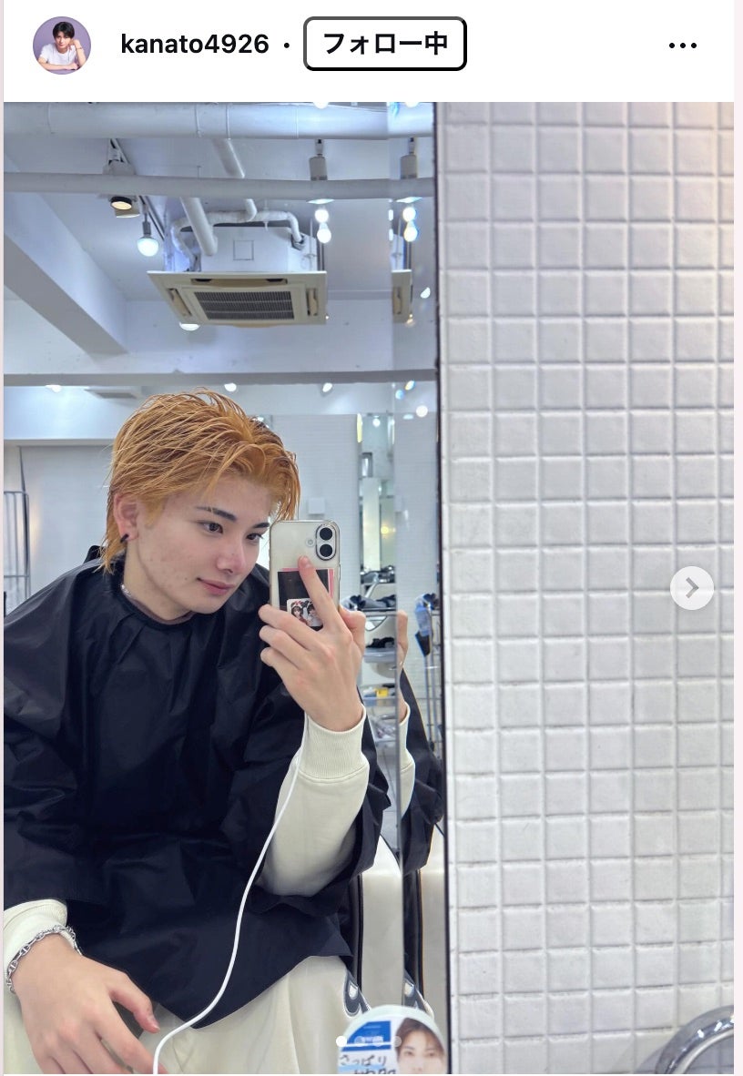 河村叶翔Instagramより