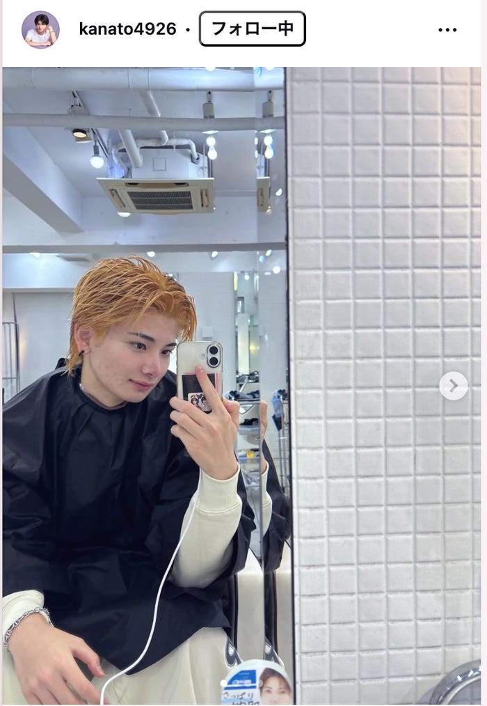 河村叶翔Instagramより