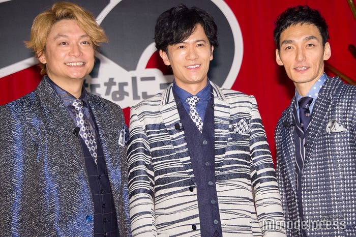 香取慎吾・稲垣吾郎・草なぎ剛(C)モデルプレス