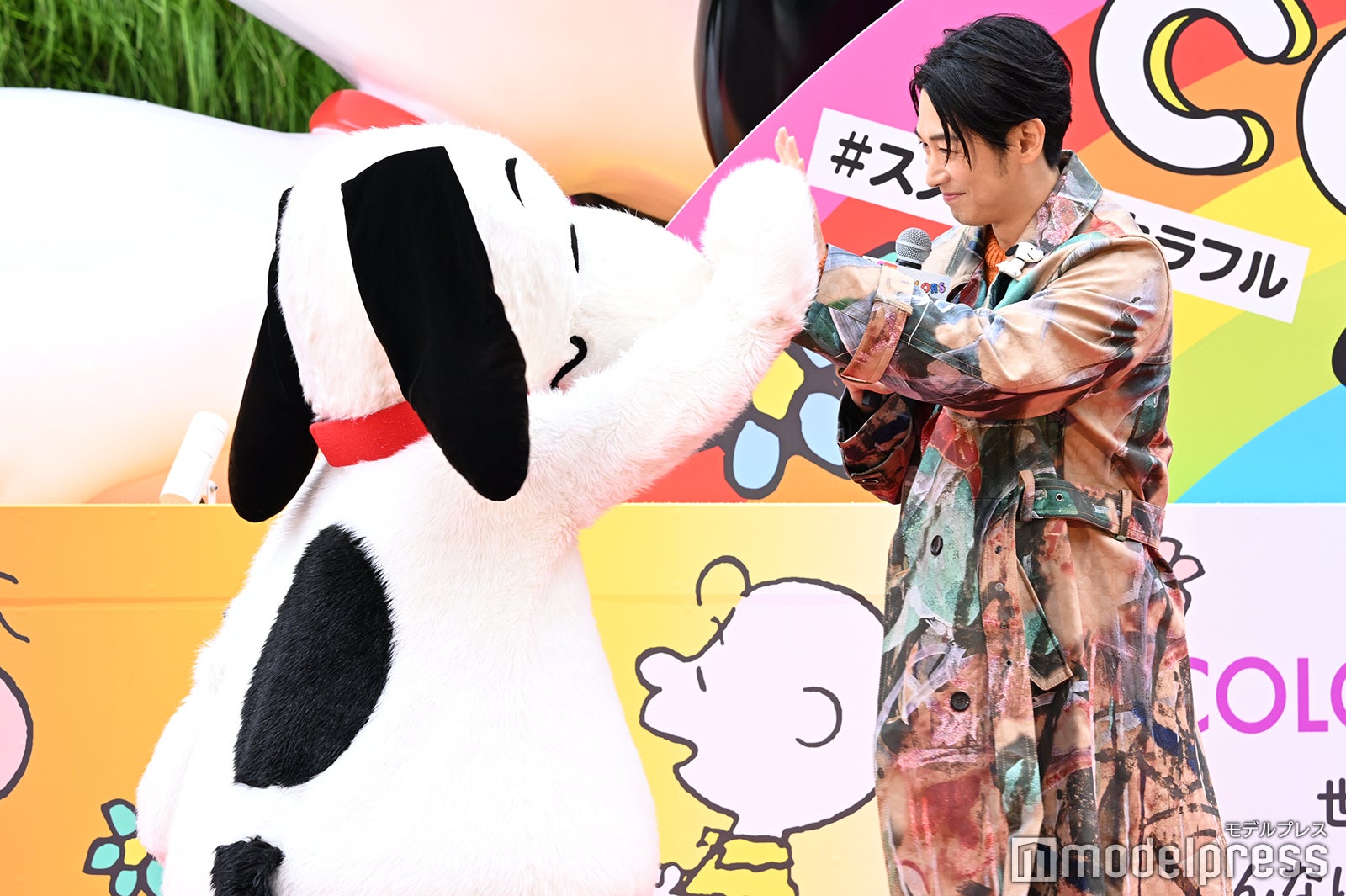 スヌーピー、ディーン・フジオカ （C）モデルプレス