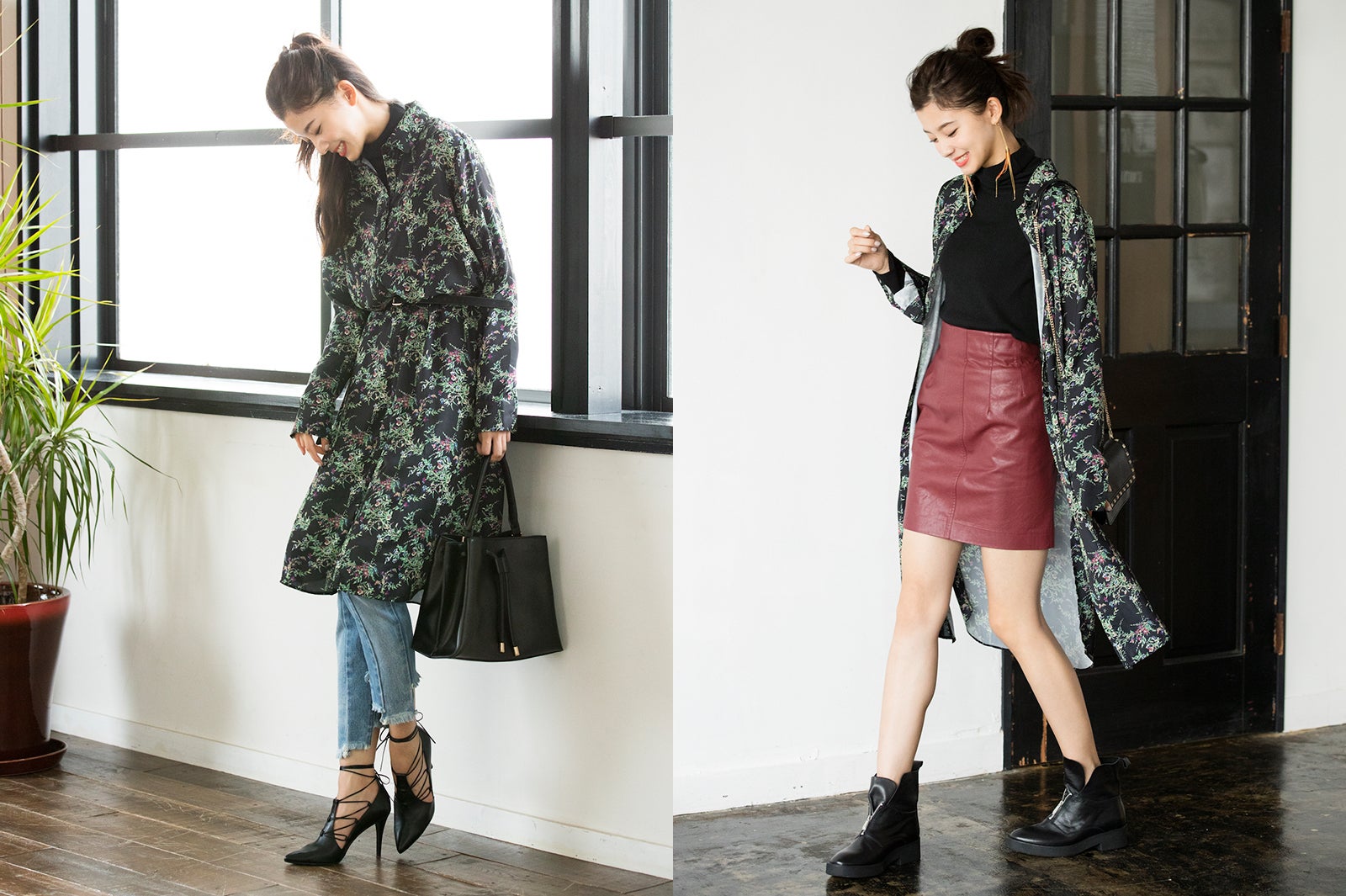 ふわっと感がいい！かっこいいエアリー“シャツワンピ”の着回し方