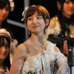 卒業を発表した篠田麻里子