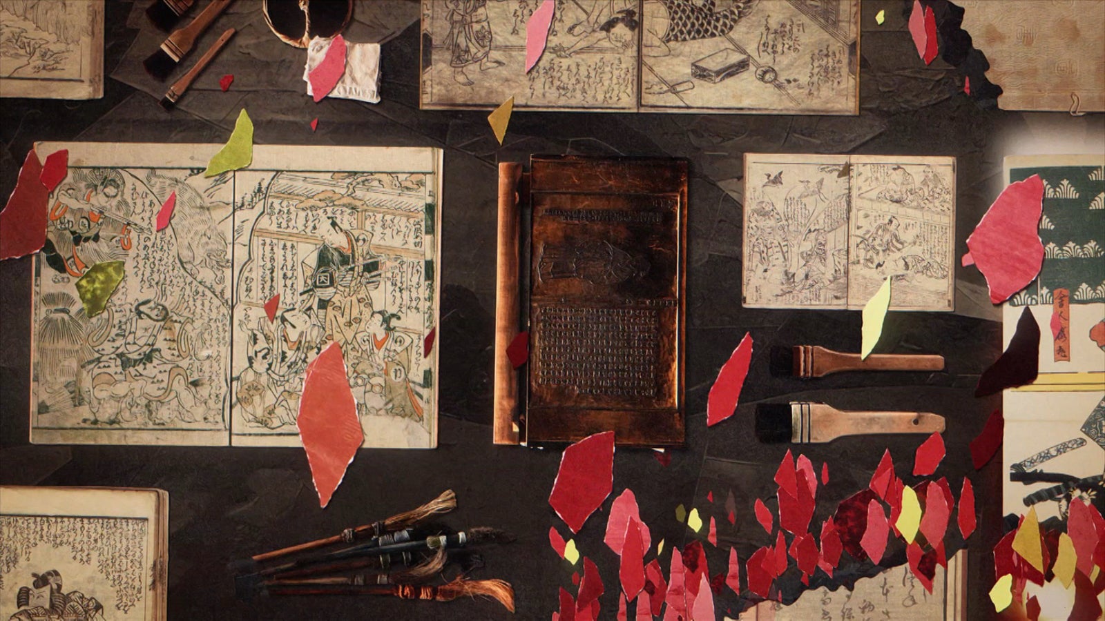 「べらぼう～蔦重栄華乃夢噺～」タイトルバック（C）NHK